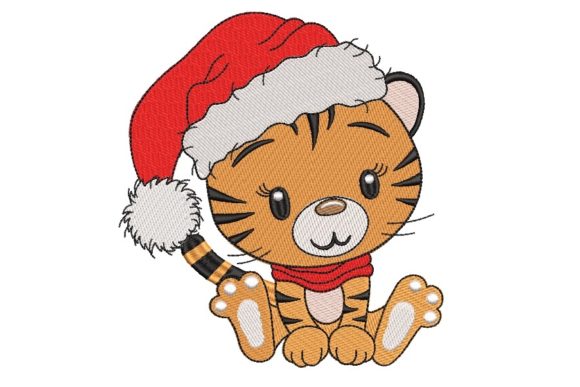 A Designer's Review of the Christmas Tiger Embroidery File
