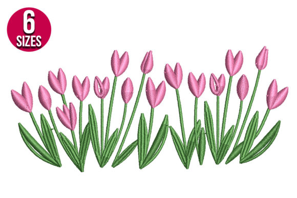 A Designer’s Review: Tulip Flowers Embroidery for Personalized Gifts