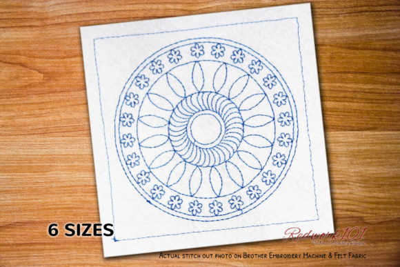A Festive Rangoli Design for Diwali Embroidery Projects