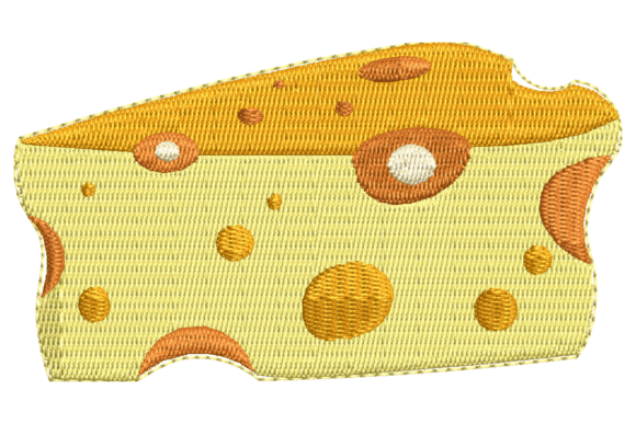 Cute Cheese Slice – Embroidery Design