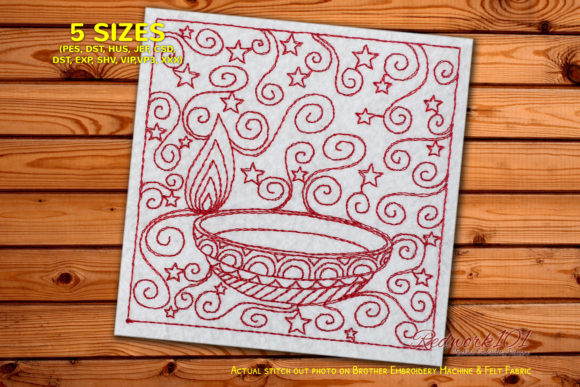 Decorative Diwali Candle Redwork: A Designer’s Review