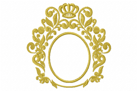 Elegant Vintage Crown Frame for Premium Sweatshirts