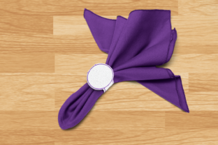 Elevate Your Craft with the Blank Napkin Ring Circle