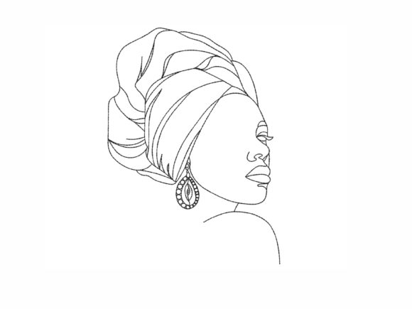 Evaluating 'African Woman' for Real Embroidery Projects