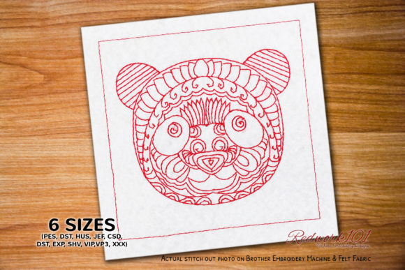 Panda Zentangle: A Detailed Embroidery Designer's Review