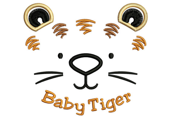 Review: Baby Tiger Face Embroidery for Seasonal Products