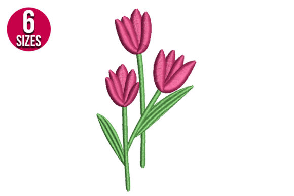 Tulips Embroidery: A Designer's Review for Business Merchandise
